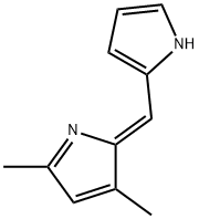 1H-Pyrrole, 2-[(3,5-dimethyl-2H-pyrrol-2-ylidene)methyl]-, (Z)- (9CI) Structure