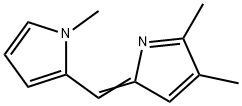 1H-Pyrrole, 2-[(4,5-dimethyl-2H-pyrrol-2-ylidene)methyl]-1-methyl- Structure