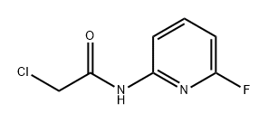 Acetamide, 2-chloro-N-(6-fluoro-2-pyridinyl)- 结构式