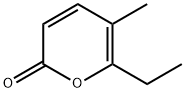 2H-Pyran-2-one, 6-ethyl-5-methyl- Structure