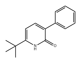 2(1H)-Pyridinone, 6-(1,1-dimethylethyl)-3-phenyl- Structure
