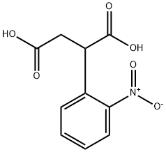 2-(2-硝基苯基)琥珀酸, 6332-94-1, 结构式