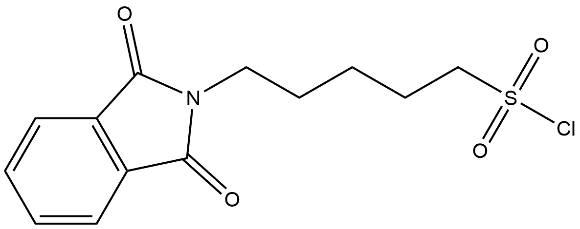5-(1,3-dioxo-2,3-dihydro-1H-isoindol-2-yl)pentane-1-sulfonyl chloride,63345-34-6,结构式