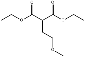 (2-メトキシエチル)プロパン二酸ジエチル 化学構造式