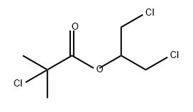 Propanoic acid, 2-chloro-2-methyl-, 2-chloro-1-(chloromethyl)ethyl ester Structure