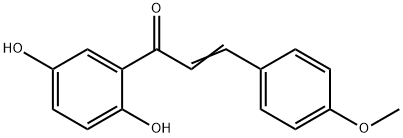 2-Propen-1-one, 1-(2,5-dihydroxyphenyl)-3-(4-methoxyphenyl)- Structure