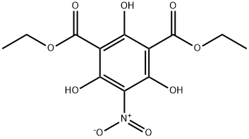 1,3-Benzenedicarboxylic acid, 2,4,6-trihydroxy-5-nitro-, 1,3-diethyl ester Structure
