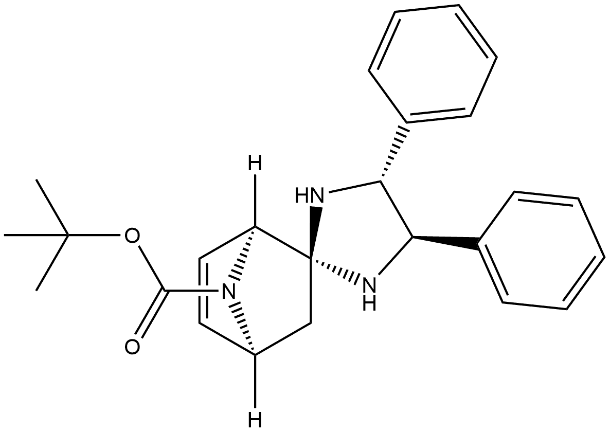 Spiro[(2-exo)-7-azabicyclo[2.2.1]hept-5-ene-2,2'-imidazolidine]-7-carboxylic acid, 4',5'-diphenyl-, 1,1-dimethylethyl ester, (1α,2β,4α,4'R,5'R)-