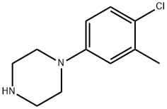 Piperazine, 1-(4-chloro-3-methylphenyl)- Structure