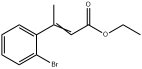 2-Butenoic acid, 3-(2-bromophenyl)-, ethyl ester Structure