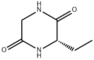 2,5-Piperazinedione, 3-ethyl-, (3S)- 结构式