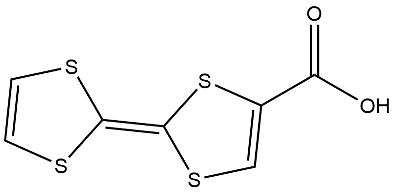1,3-Dithiole-4-carboxylic acid, 2-(1,3-dithiol-2-ylidene)- 结构式