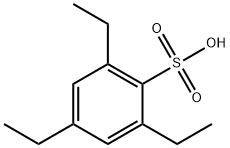 Benzenesulfonic acid, 2,4,6-triethyl- Structure