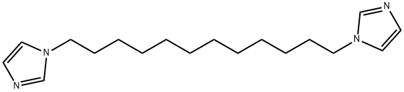 1,12-二(1H-咪唑-1-基)十二烷 结构式