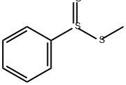 Benzenesulfinothioic acid S-methyl ester 结构式