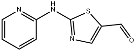 2-(PYRIDIN-2-YLAMINO)THIAZOLE-5-CARBALDEHYDE, 639858-43-8, 结构式