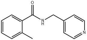 Benzamide, 2-methyl-N-(4-pyridinylmethyl)- Structure