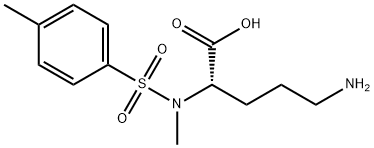 L-Ornithine, N2-methyl-N2-[(4-methylphenyl)sulfonyl]- Structure