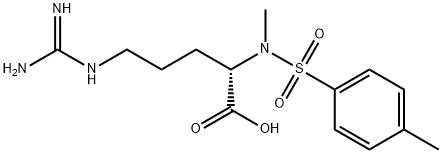 L-Ornithine, N5-(aminoiminomethyl)-N2-methyl-N2-[(4-methylphenyl)sulfonyl]- (9CI) Structure