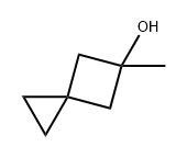 Spiro[2.3]hexan-5-ol, 5-methyl- Structure