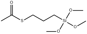 Ethanethioic acid, S-[3-(trimethoxysilyl)propyl] ester Struktur