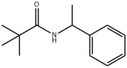 Propanamide, 2,2-dimethyl-N-(1-phenylethyl)- Structure