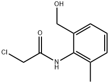 Acetamide, 2-chloro-N-[2-(hydroxymethyl)-6-methylphenyl]- Structure