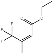 2-Butenoic acid, 4,4,4-trifluoro-3-methyl-, ethyl ester, (2Z)-, 64750-89-6, 结构式
