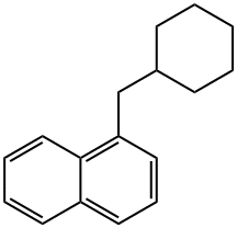 Naphthalene, 1-(cyclohexylmethyl)- 化学構造式