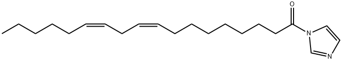 1H-Imidazole, 1-(1-oxo-9,12-octadecadienyl)-, (Z,Z)- (9CI) 化学構造式
