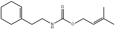 Carbamic acid, [2-(1-cyclohexen-1-yl)ethyl]-, 3-methyl-2-butenyl ester (9CI)