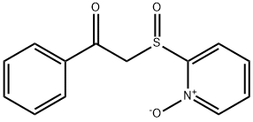 Ethanone, 2-[(1-oxido-2-pyridinyl)sulfinyl]-1-phenyl- Structure