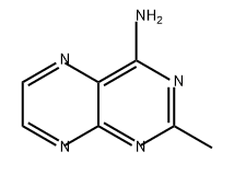4-Pteridinamine, 2-methyl- Structure