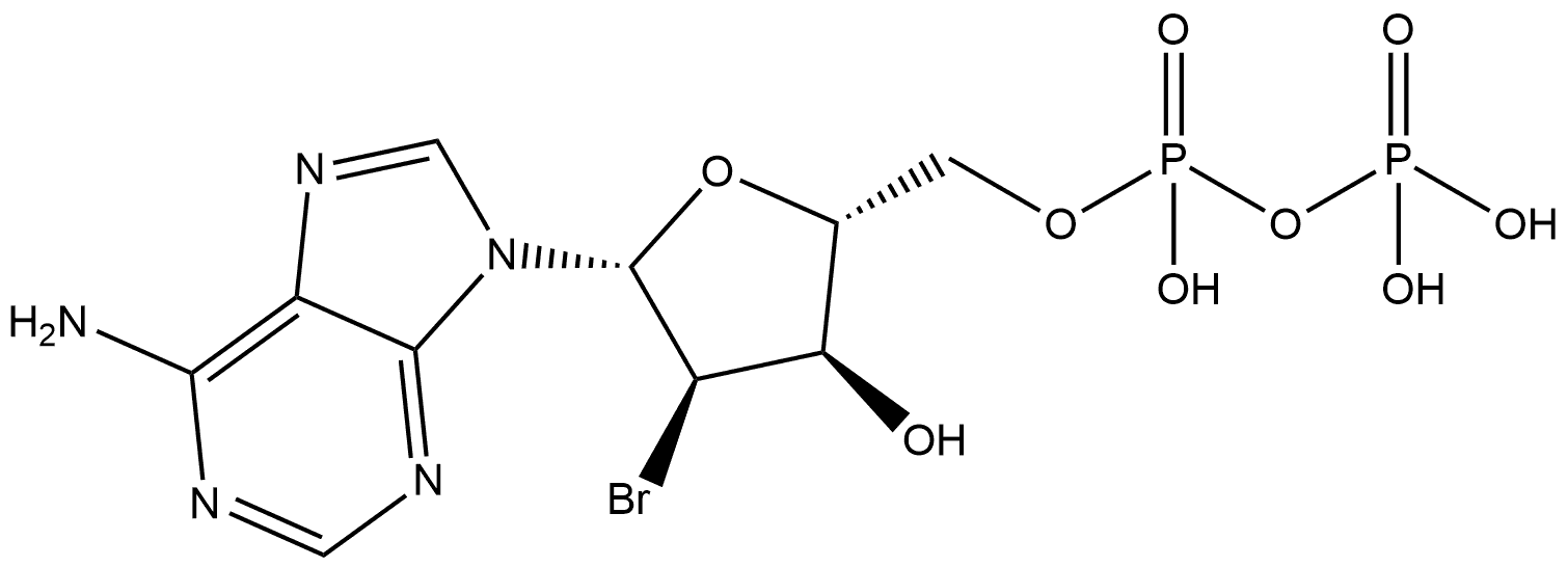 2'-Bromo-dADP Struktur