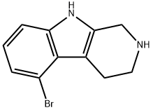 5-bromo-1H,2H,3H,4H,9H-pyrido[3,4-b]indole Struktur