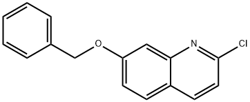 7-benzyloxy-2-chloroquinoline 结构式