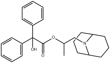 6606-04-8 Hydroxydiphenylacetic acid=2-(9-azabicyclo[3.3.1]nonan-9-yl)-1-methylethyl ester