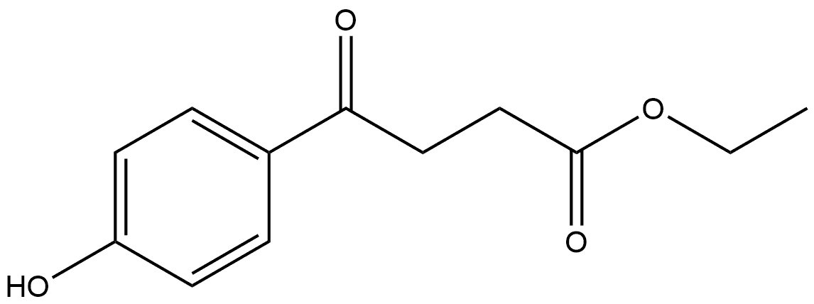 Benzenebutanoic acid, 4-hydroxy-γ-oxo-, ethyl ester Structure