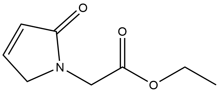 Ethyl 2,5-dihydro-2-oxo-1H-pyrrole-1-acetate Struktur