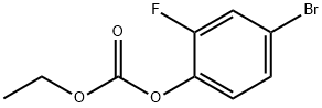 Carbonic acid, 4-bromo-2-fluorophenyl ethyl ester 结构式