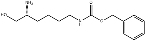 Carbamic acid, [(5R)-5-amino-6-hydroxyhexyl]-, phenylmethyl ester (9CI) 结构式