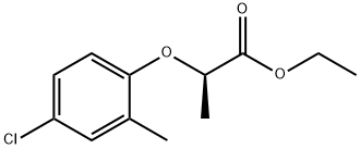 Propanoic acid, 2-(4-chloro-2-methylphenoxy)-, ethyl ester, (2R)- Struktur