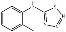 1,2,3,4-Thiatriazol-5-amine, N-(2-methylphenyl)- Struktur