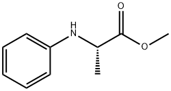 L-Alanine, N-phenyl-, methyl ester Structure