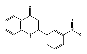 4(1H)-Quinolinone, 2,3-dihydro-2-(3-nitrophenyl)- Structure