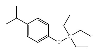 Benzene, 1-(1-methylethyl)-4-[(triethylsilyl)oxy]-|