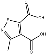 3-甲基异噻唑-4,5-二羧酸,67048-61-7,结构式