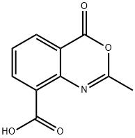8-Carboxy-2-methyl-3,1-benzoxazin-4-one Structure