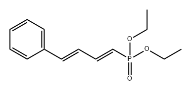 Phosphonic acid, P-[(1E,3E)-4-phenyl-1,3-butadien-1-yl]-, diethyl ester Structure