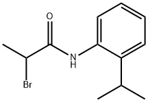 Propanamide, 2-bromo-N-[2-(1-methylethyl)phenyl]- 结构式
